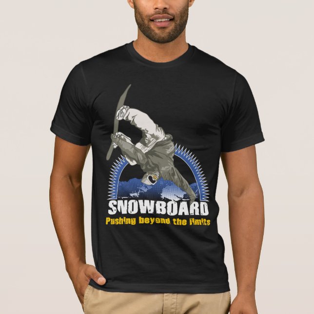 Snowboarder and sun T-Shirt (Front)