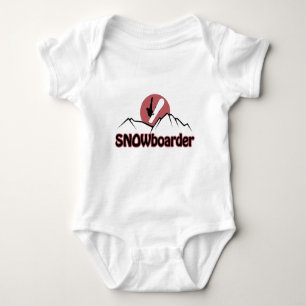 Snowboarder Baby Bodysuit