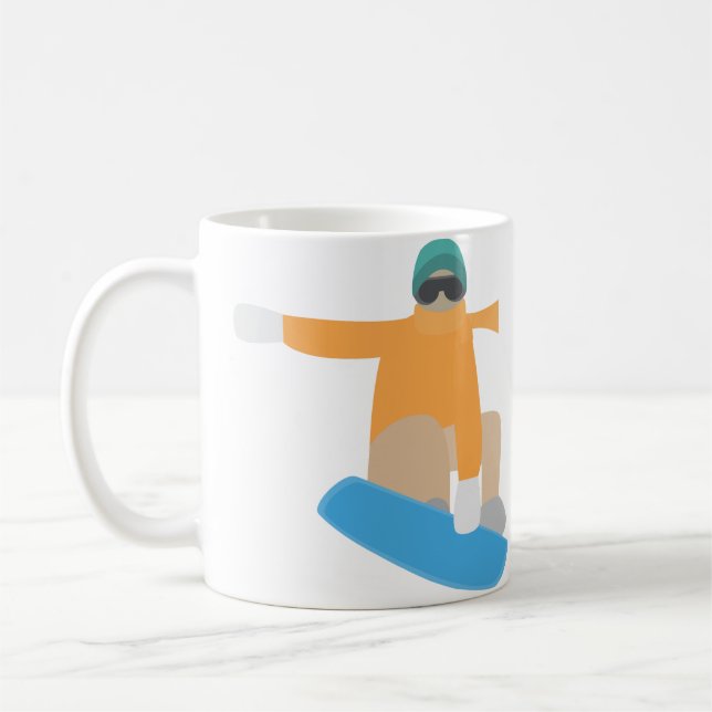 Snowboarder Coffee Mug (Left)