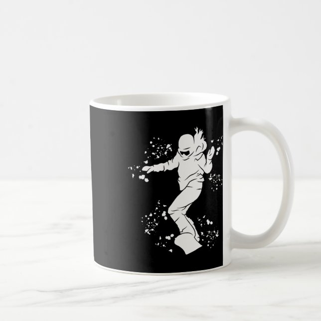 Snowboarder Colourful Snowboard Snowboarding 23  Coffee Mug (Right)