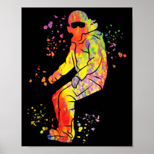 Snowboarder Colourful Snowboard Snowboarding 41  Poster