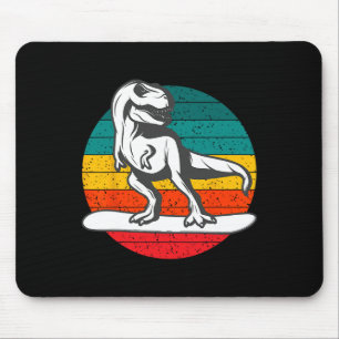 Snowboarder Dinosaur Snowboard Winter Sports Snowb Mouse Mat