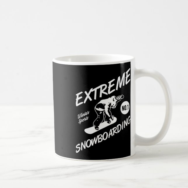 Snowboarder Extreme Snowboarding Winter Sports Sno Coffee Mug (Right)