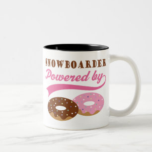 Snowboarder Funny Gift Two-Tone Coffee Mug