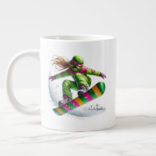 Snowboarder Jumbo Large Coffee Mug
