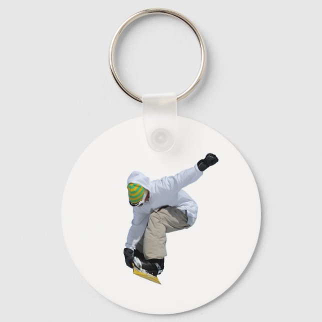 snowboarder key ring (Front)
