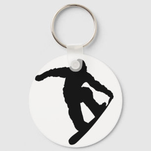 Snowboarder Key Ring