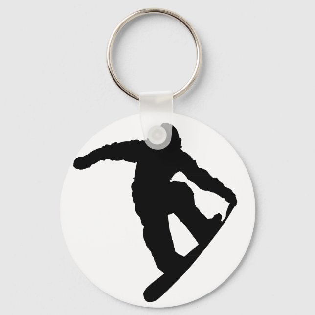 Snowboarder Key Ring (Front)