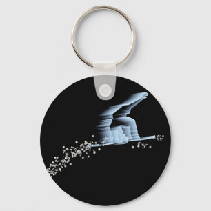 Snowboarder Keychain