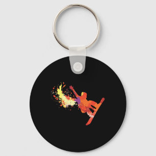 Snowboarder Life Snowboarding Fan Extreme Winter S Key Ring