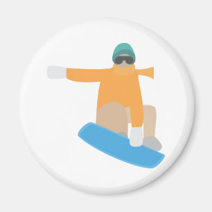 Snowboarder Magnet