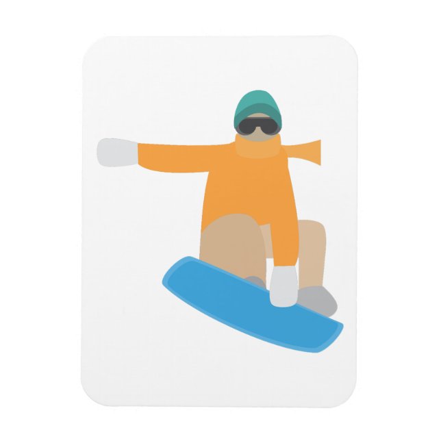 Snowboarder Magnet (Vertical)