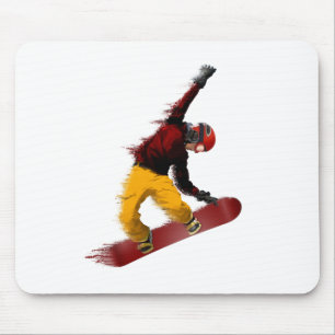 Snowboarder Mouse Mat