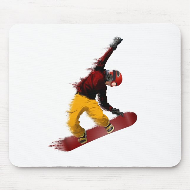 Snowboarder Mouse Mat (Front)