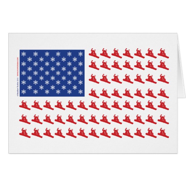 Snowboarder-Patriotic-USA-Flag (Front Horizontal)