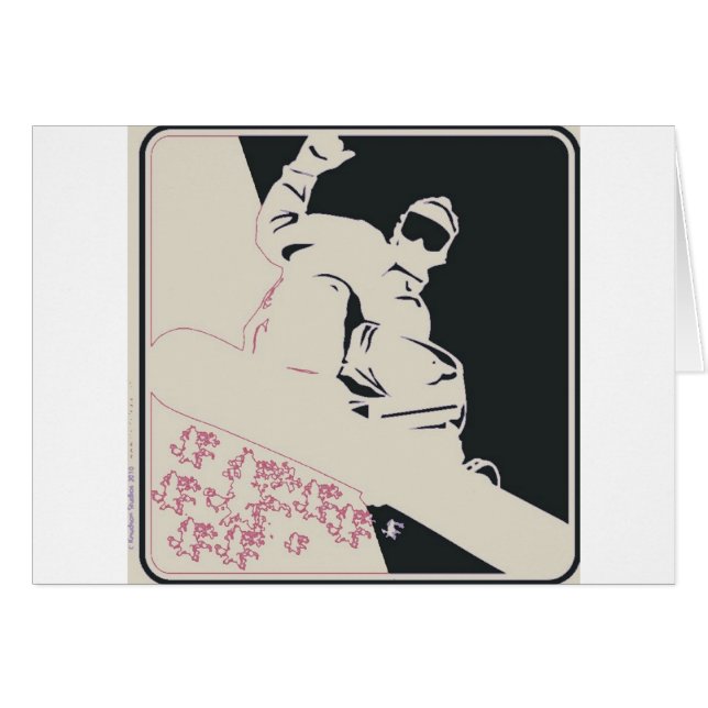 Snowboarder/Pop Art (Front Horizontal)