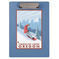 Snowboarder Scene - Timberline Lodge, Oregon