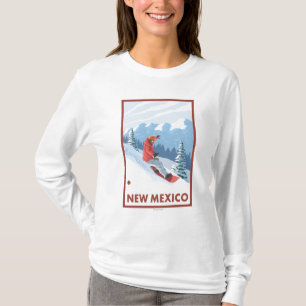 Snowboarder SceneNew Mexico T-Shirt
