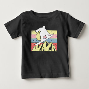 Snowboarder Snowboarding Snowboard Retro Baby T-Shirt