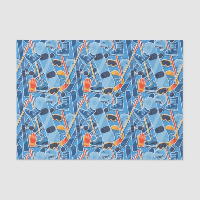 Snowboarder Tissue Paper (Front)