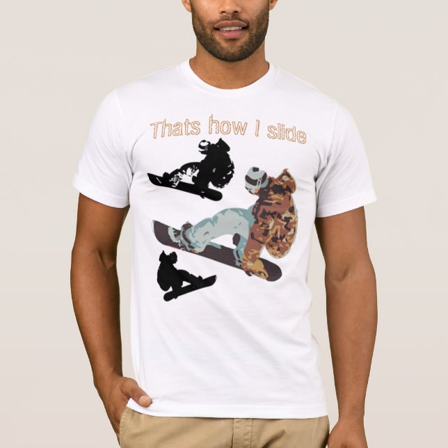 snowboarder tshirt - Customised (Front)