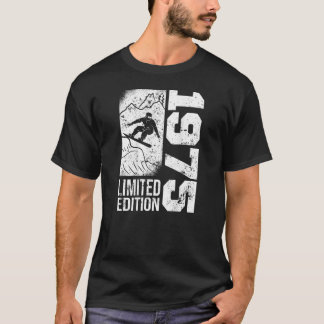 Snowboarder Vintage 1975 Birthday Snowboarding Sno T-Shirt