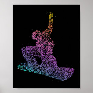 Snowboarder Winter Sport Snow Mountains Snowboardi Poster
