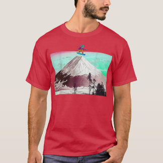 Snowboarders , Cool Snowboarding Art, Japanese Art T-Shirt