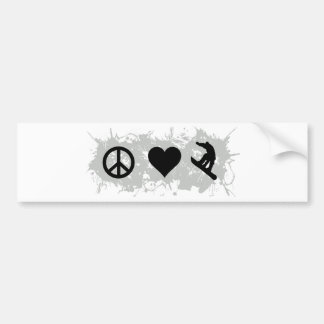 Snowboarding 1 bumper sticker