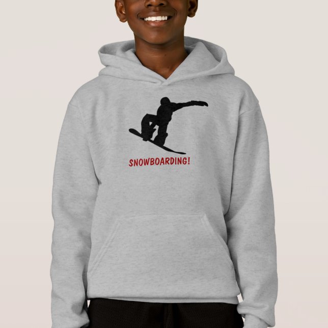 SNOWBOARDING! #2 Kid's Hoodie (Front)