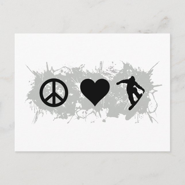 Snowboarding 3 postcard (Front)