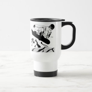 Snowboarding 5 travel mug