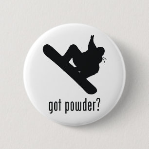 Snowboarding 6 Cm Round Badge