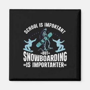 Snowboarding Art Men Snowboard Winter Cool Snowboa Magnet