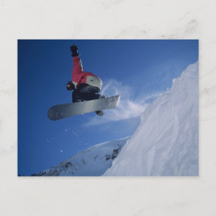 Snowboarding at Snowbird Resort, Utah (MR) Postcard