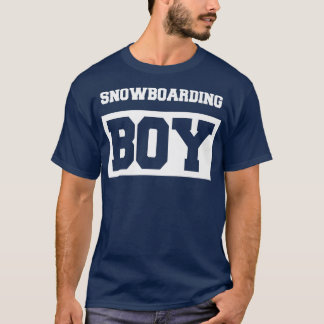Snowboarding Boy Snowboarding Snowboarder  T-Shirt