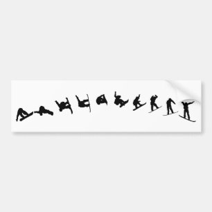 Snowboarding Bumper Sticker