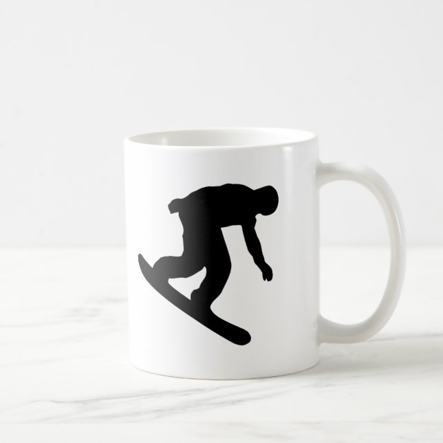 Snowboarding Coffee Mug (Right)