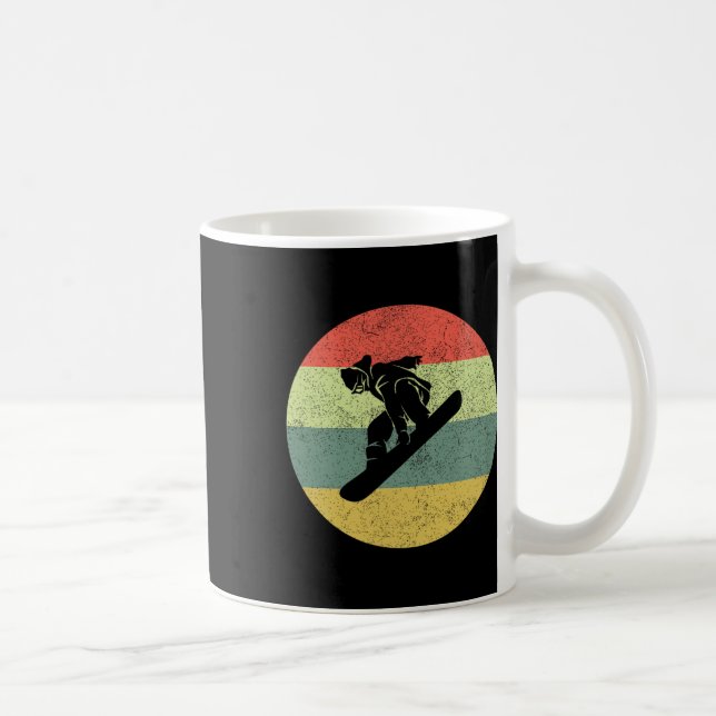 Snowboarding  coffee mug (Right)