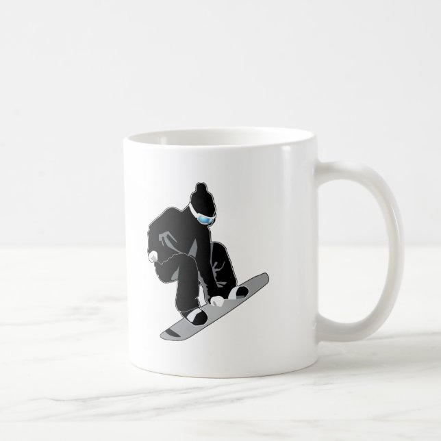 Snowboarding Coffee Mug (Right)