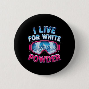 Snowboarding Cool Snowboarder Skiing Freestyle Alp 6 Cm Round Badge