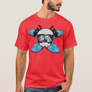 Snowboarding crew Jolly pirate no caption T-Shirt