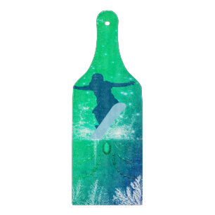 Snowboarding Cutting Board