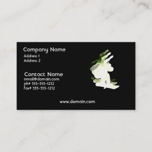 Snowboarding Design Business Card