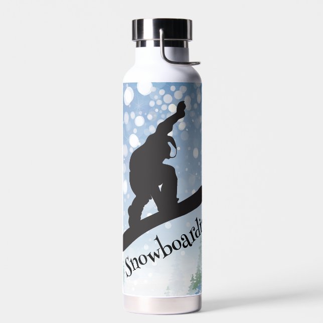 Snowboarding Design Thor Cooper Vacuum Insulated  Water Bottle (Left)