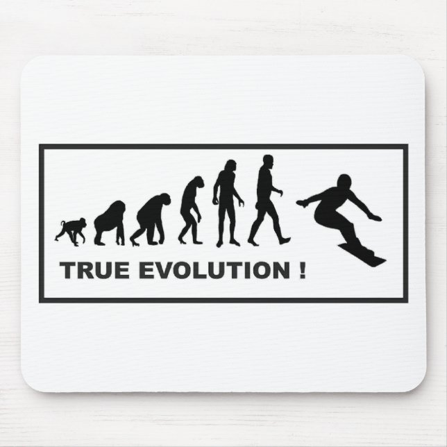 snowboarding evolution mouse mat (Front)