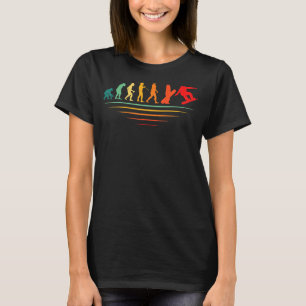 Snowboarding Evolution Retro Snowboard Outfit Snow T-Shirt