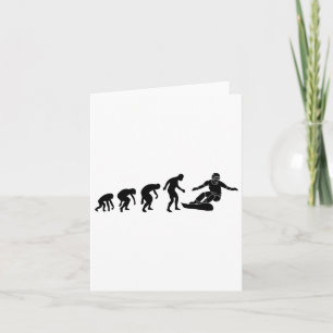 Snowboarding Evolution – Snowboard Lovers Winter S Card