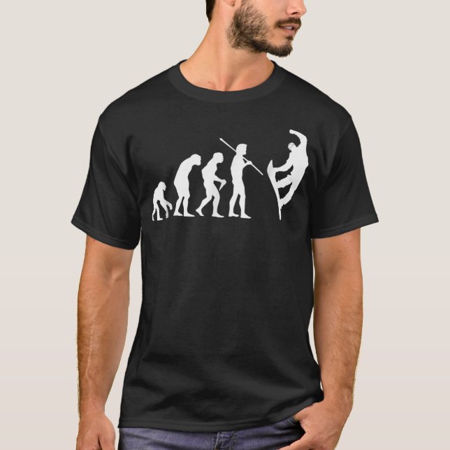 Snowboarding Evolution T Shirt For Men Women and K (Front)
