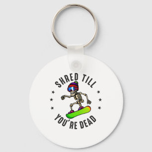 Snowboarding For Men Women Boys Snowboarder Snowbo Key Ring